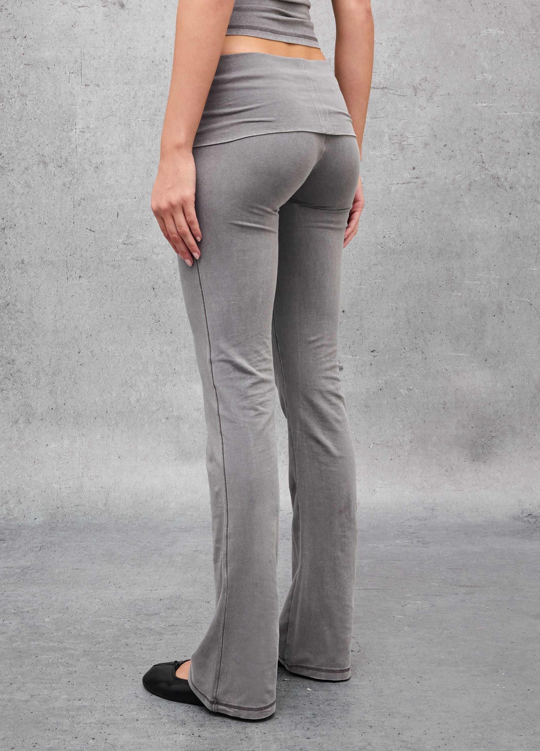 Yoga Flare Pants Vintage Grey