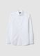 White slim-fit Oxford shirt in pure cotton_0