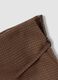 Brown stretch viscose mini skirt with belt_6
