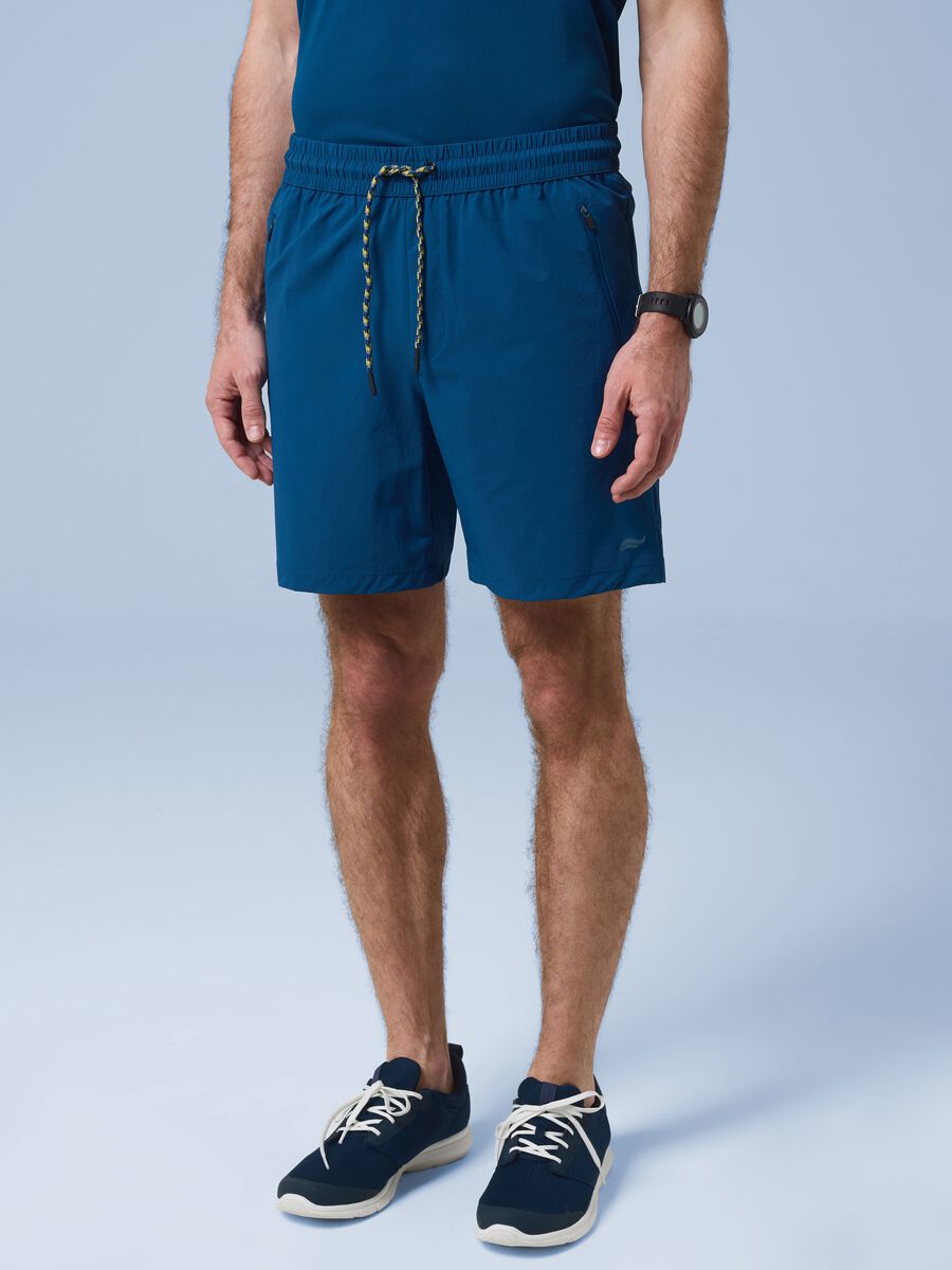 Shorts blu in tessuto elasticizzato ALTAVIA SAILING_2