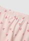 Newborn's regular fit pink pure cotton pyjamas with cherries_3