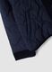 Girls&rsquo; blue quilted hooded jacket with ribbed trims_2