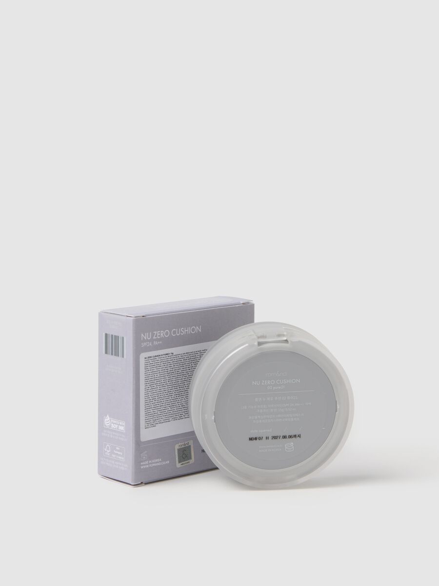 ROM&ND NU ZERO CUSHION 02 PURE21 CUSHION FOUNDATION - Korean makeup_3