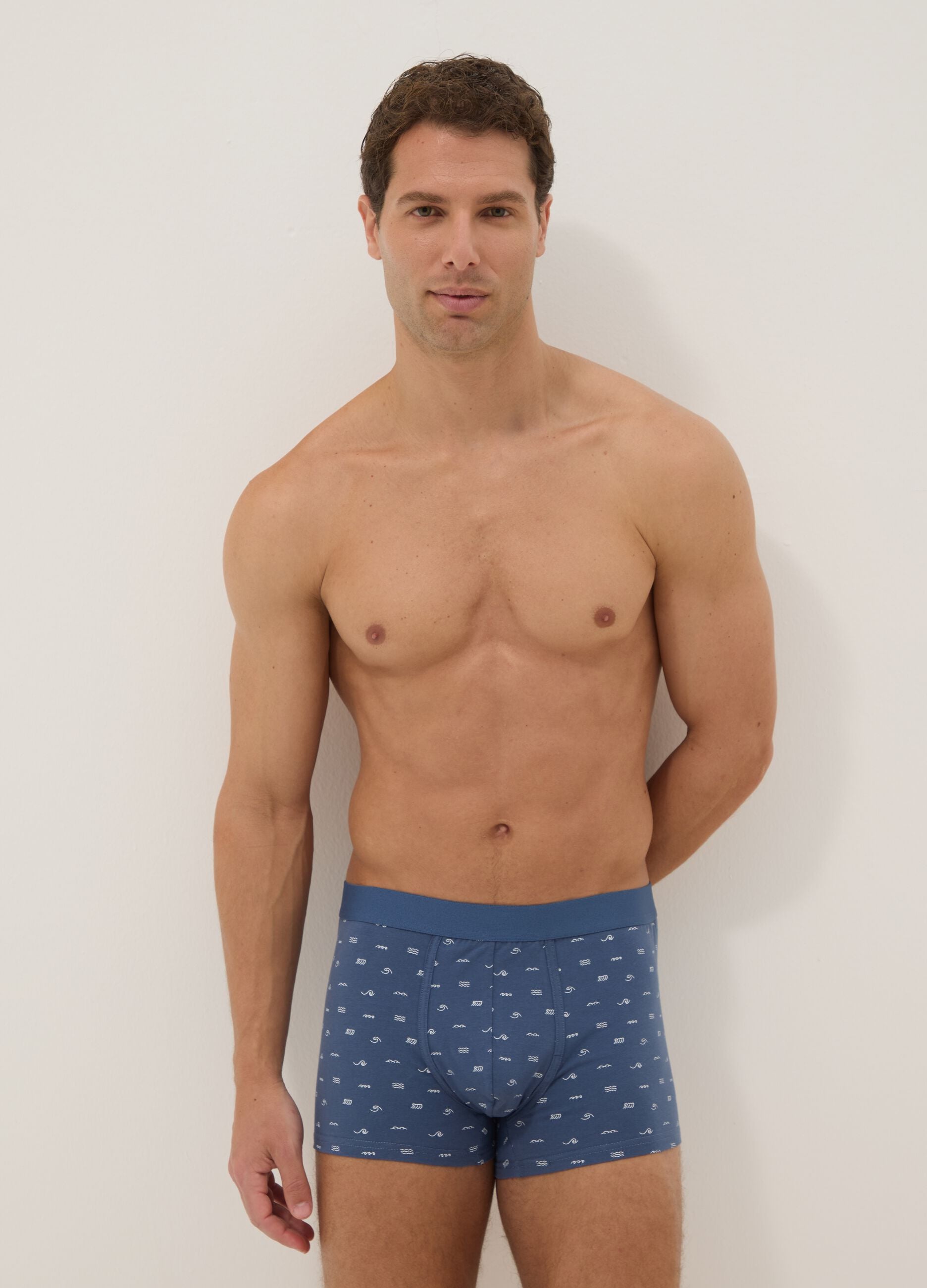 Multicolour stretch cotton regular-fit boxer 3-pack