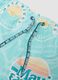Blue boys&rsquo; swim shorts with all-over print_3