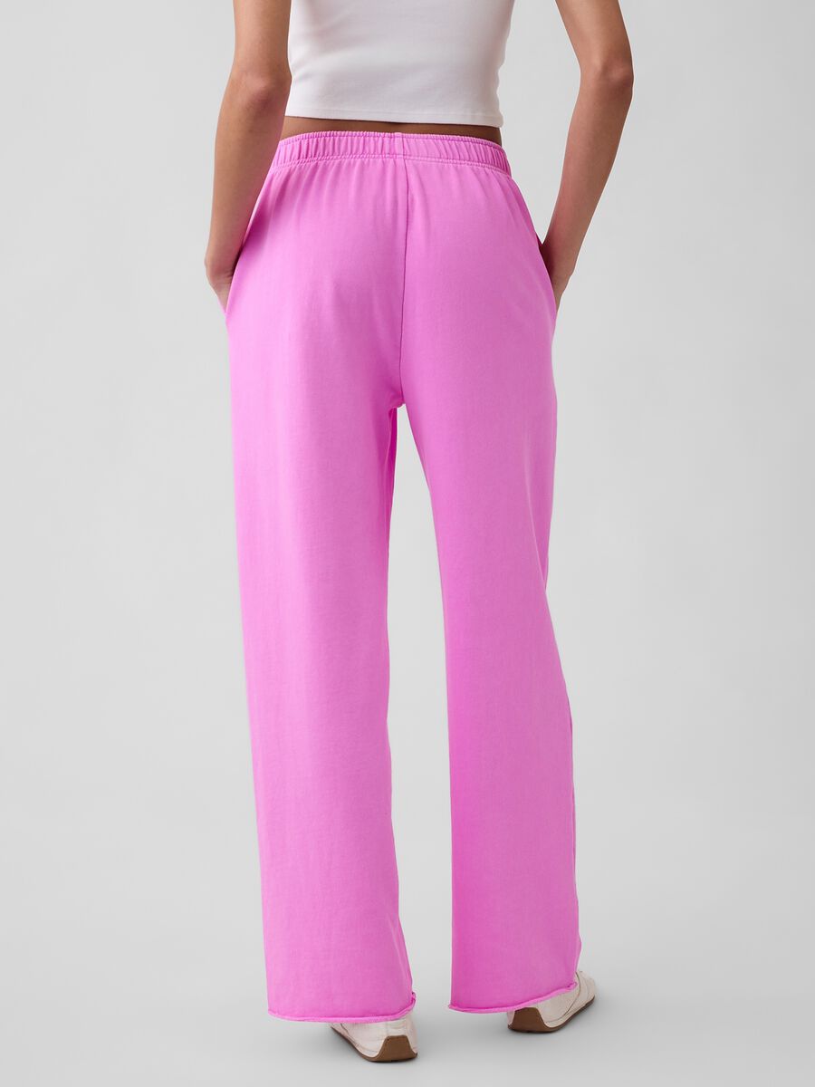 Cotton-blend palazzo trousers_3