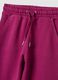 Purple organic cotton jogger trousers_2