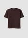The Iconic Tee relaxed-fit brown pure cotton short-sleeve T-shirt_4