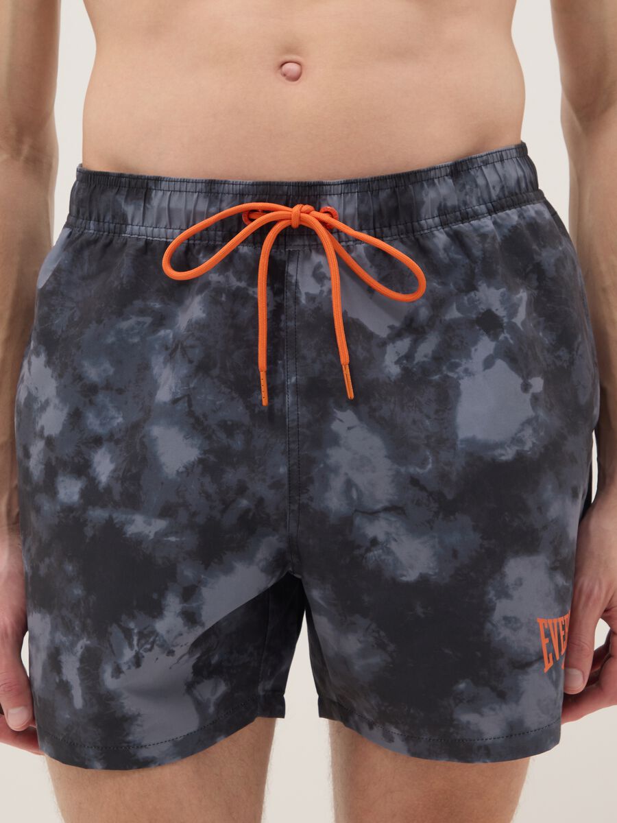 Multicolour beach boxer shorts regular fit with Everlast print_1