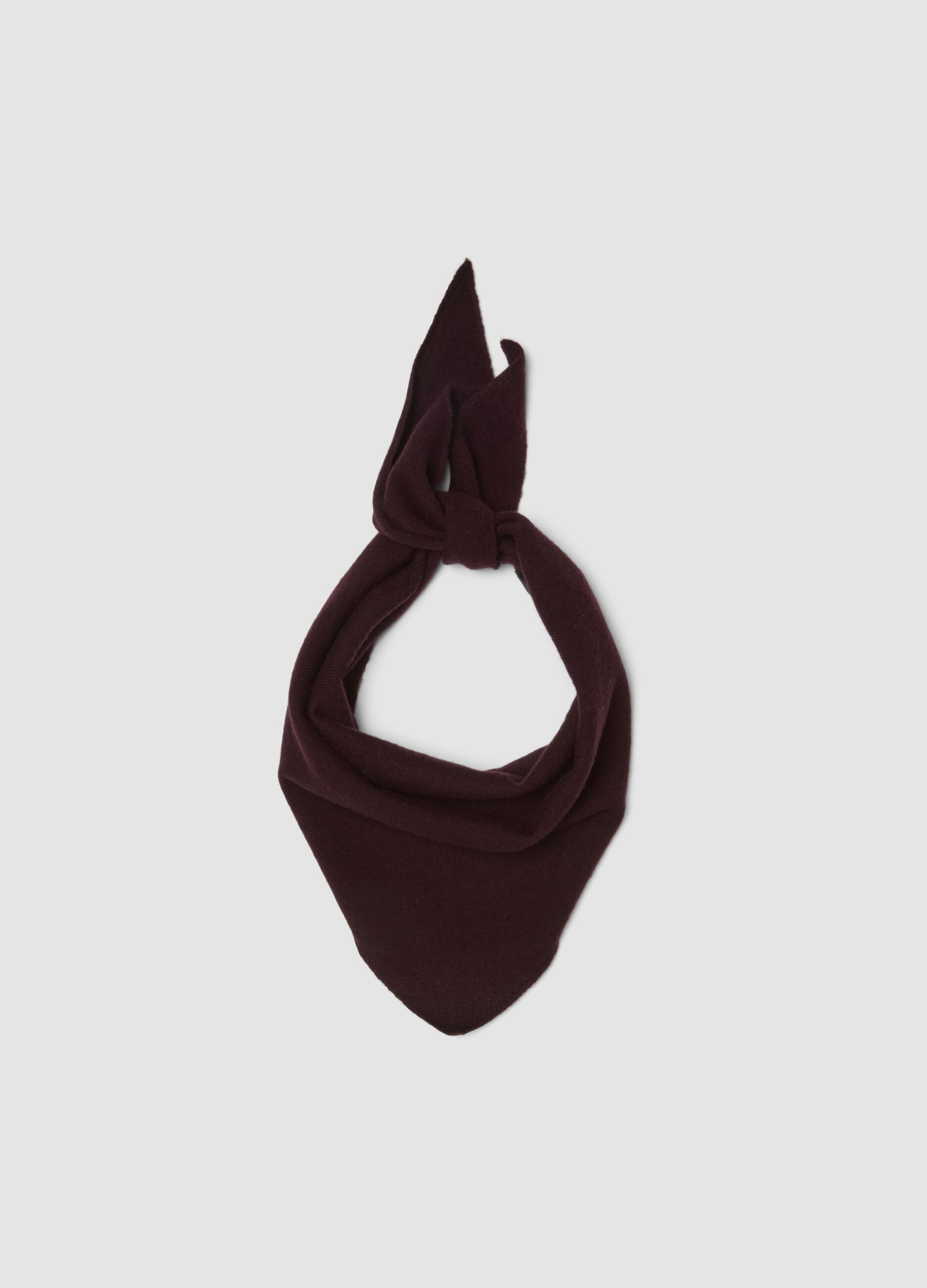 Purple Pure Wool Scarf