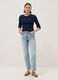 Pure Cotton Blue Long Sleeve Regular Fit Shirt_0