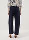 Blue stretch cotton trousers_2