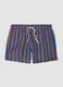 Blue striped swim shorts_4