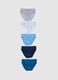 Multipack of five multicolour boys' cotton briefs_0