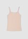 Bipack di canotte rosa in cotone elasticizzato con girocollo_6