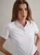 White organic cotton polo shirt, regular fit_0