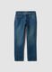 Blue denim jeans in pure cotton, regular fit_3