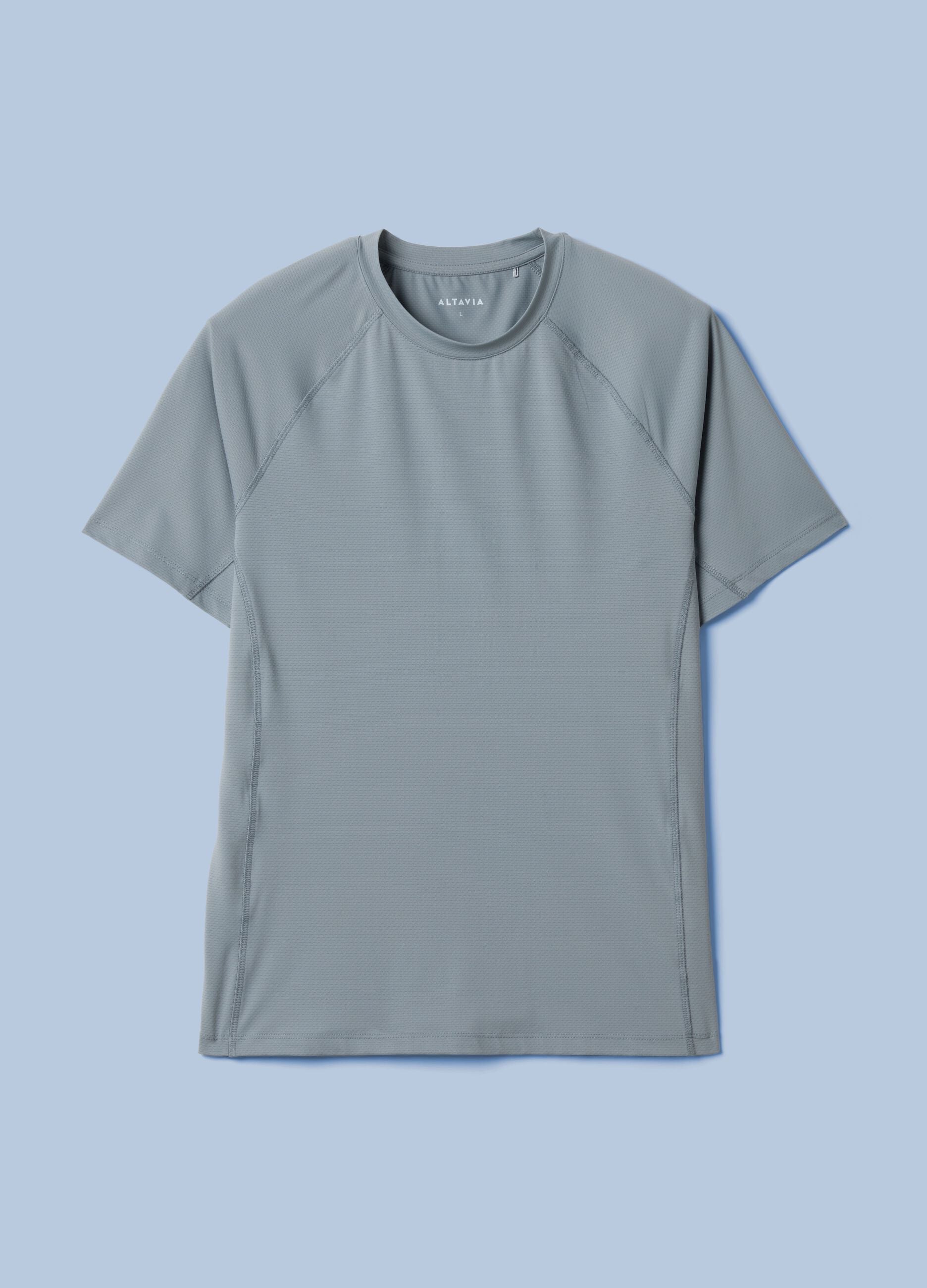 T-shirt grigia in tessuto elasticizzato ALTAVIA SAILING