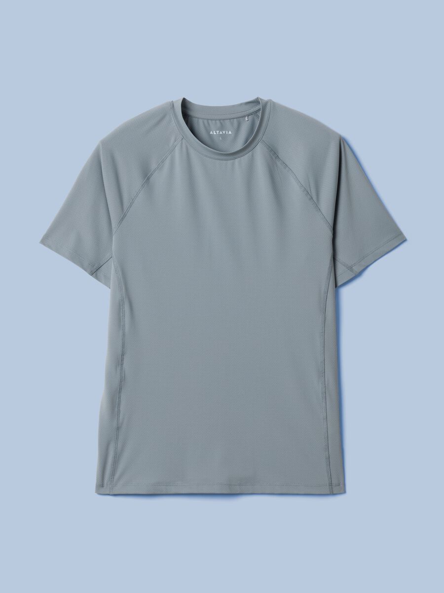 T-shirt grigia in tessuto elasticizzato ALTAVIA SAILING_2