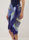 Blue pure cotton printed sarong_3