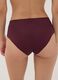 Purple high-waisted briefs in stretch organic cotton_3