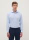 Light blue shirt with French collar in pure cotton slim fit_0