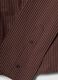 Brown striped slim-fit pure cotton poplin shirt_5