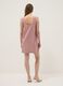 Pink regular-fit dress in a viscose, cotton and linen blend_2