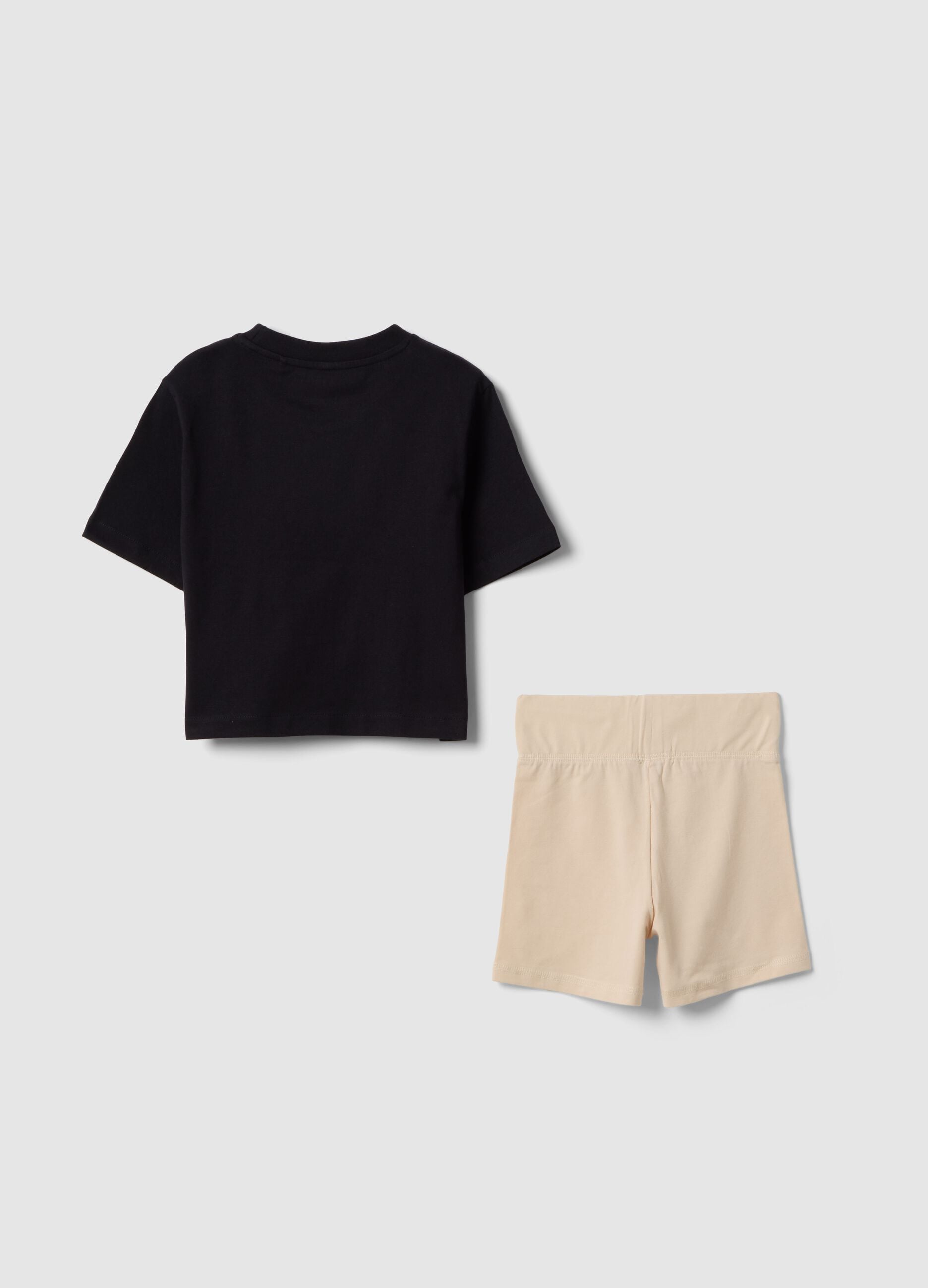 Multicolour pure cotton set for girls, regular fit