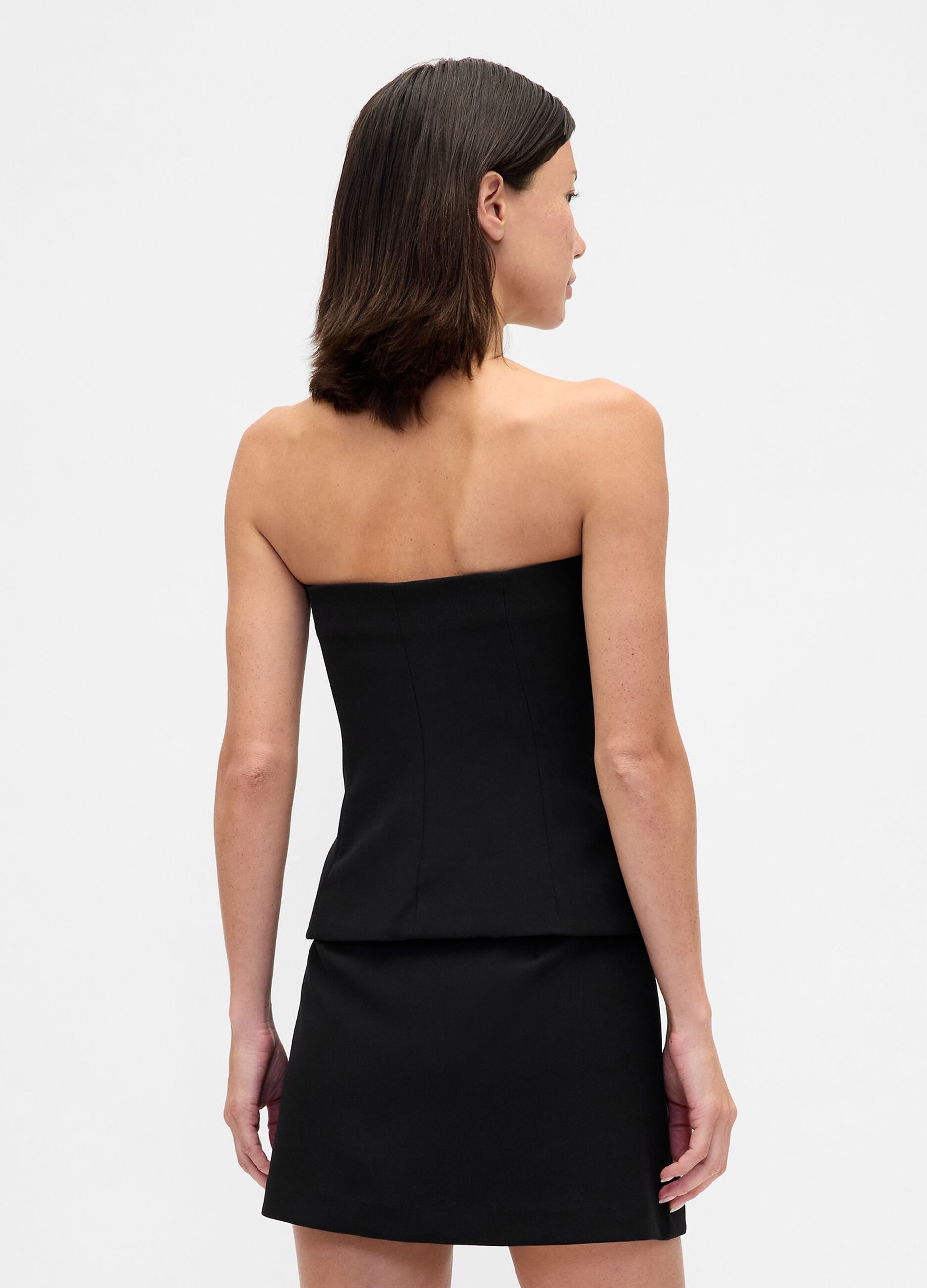 Black Stretch Waistcoat