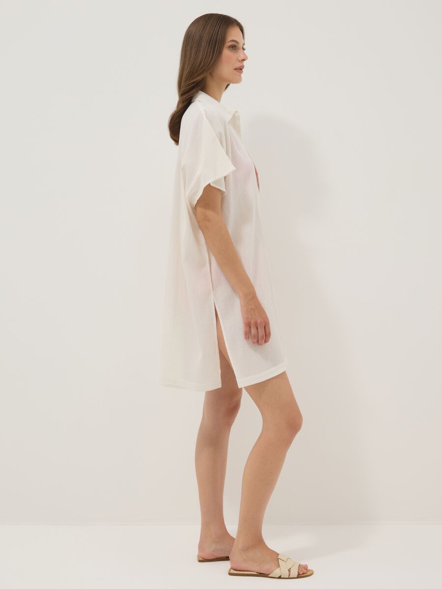 White pure cotton kaftan_2