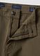 Green slim-fit stretch cotton twill trousers_2