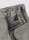 Grey pure cotton denim jeans, balloon fit_1