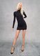 Black Mock-Neck Mini Dress_3