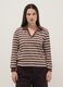 Multicolour Striped Stretch Cotton Polo Regular Fit_1