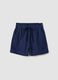 Blue pure cotton shorts_4