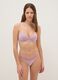 Pink padded balconette bra_1