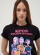 Black pure cotton regular fit t-shirt with print_2