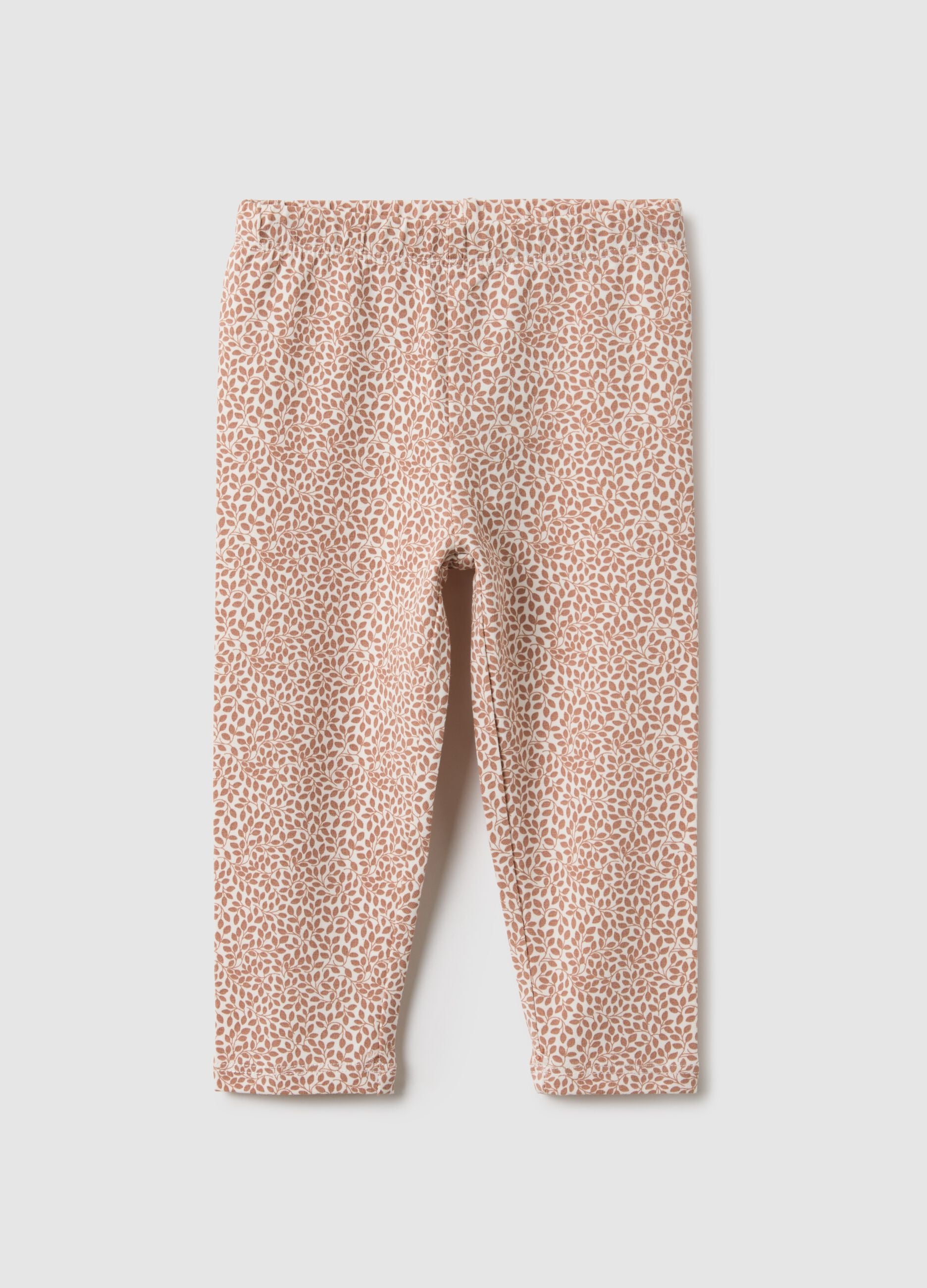 Slim fit multicolour stretchy cotton leggings for girls