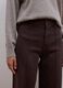 Brown wide-leg jeans in stretch cotton twill_2