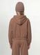 Brown organic cotton hoodie_3