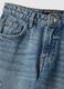 Wide leg blue cotton jeans with rips_5