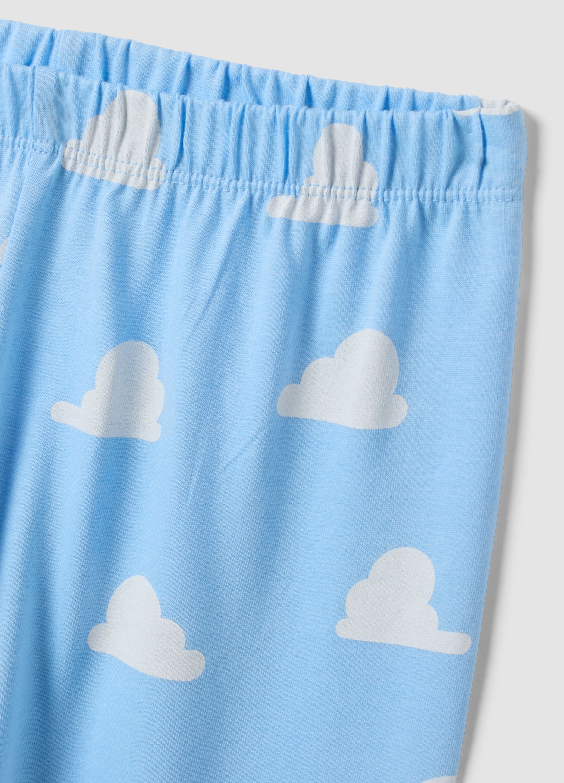 Light Blue Toy Story Print Organic Cotton Pyjamas