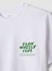 White pure cotton T-shirt with chest print, regular fit_5
