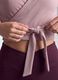 Pink ribbed stretch-cotton wrap top ALTAVIA STUDIO_3