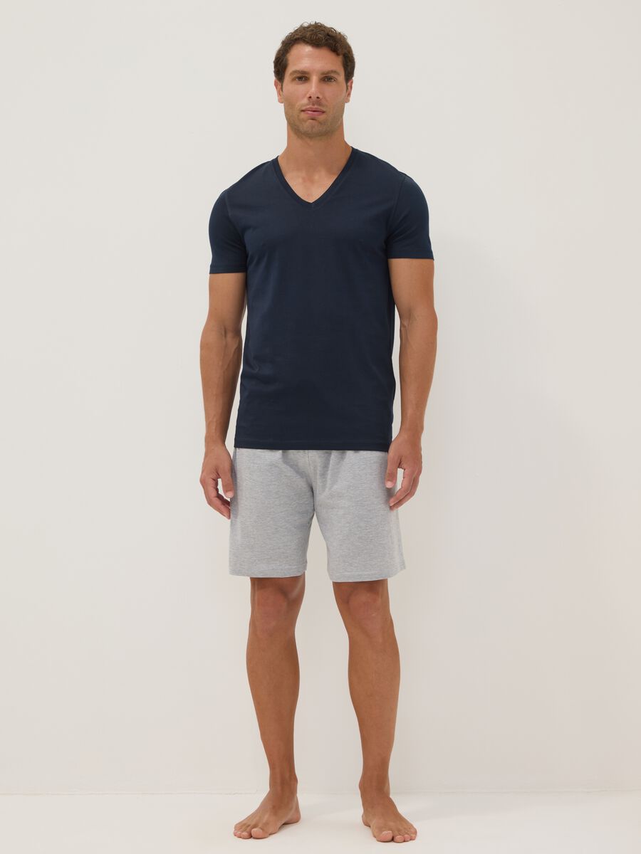 2-pack of multicolour organic cotton pyjama shorts_0