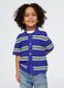 Multicolour striped polo in pure cotton_0