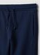 Blue organic cotton jogger trousers_2