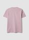 Purple mercerised pure cotton regular-fit crew-neck T-shirt_6