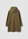Long Green Hooded Zip Jacket_5